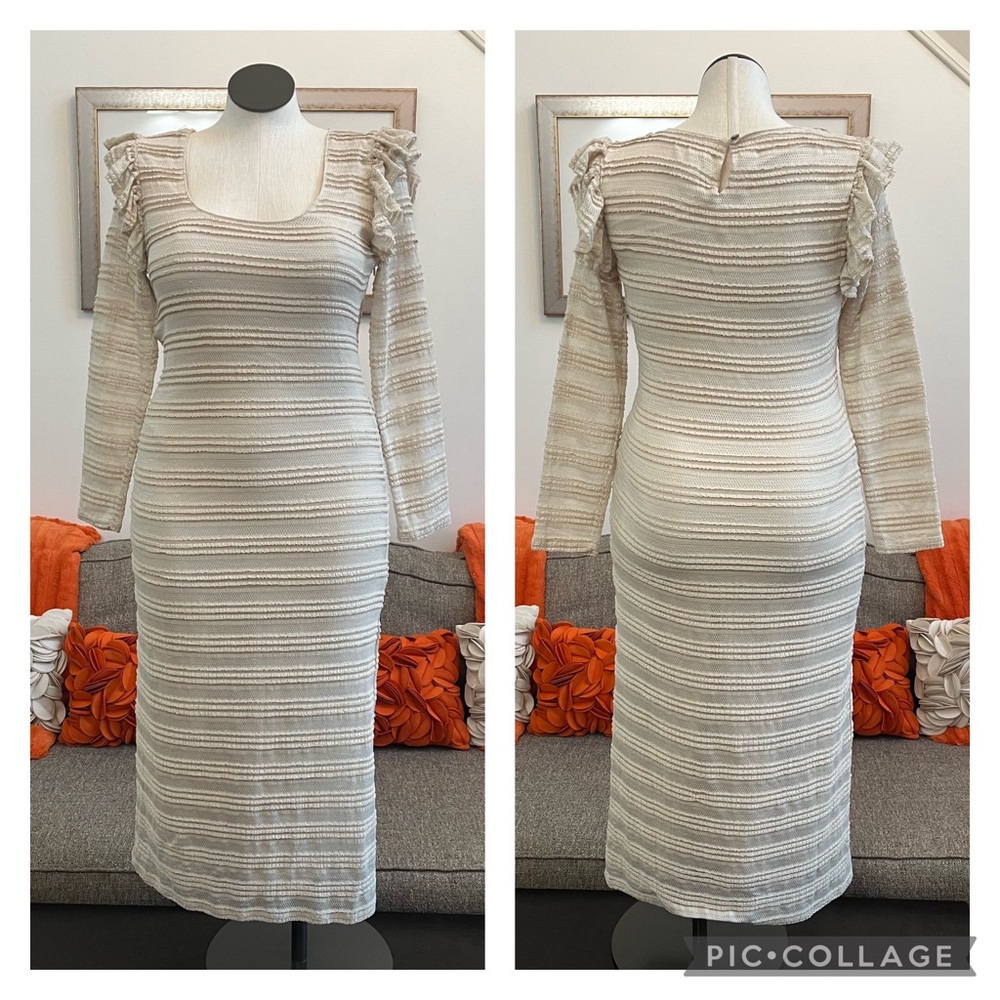 ❣️🆕dRA Los Angeles Beige Midi Dress❣️